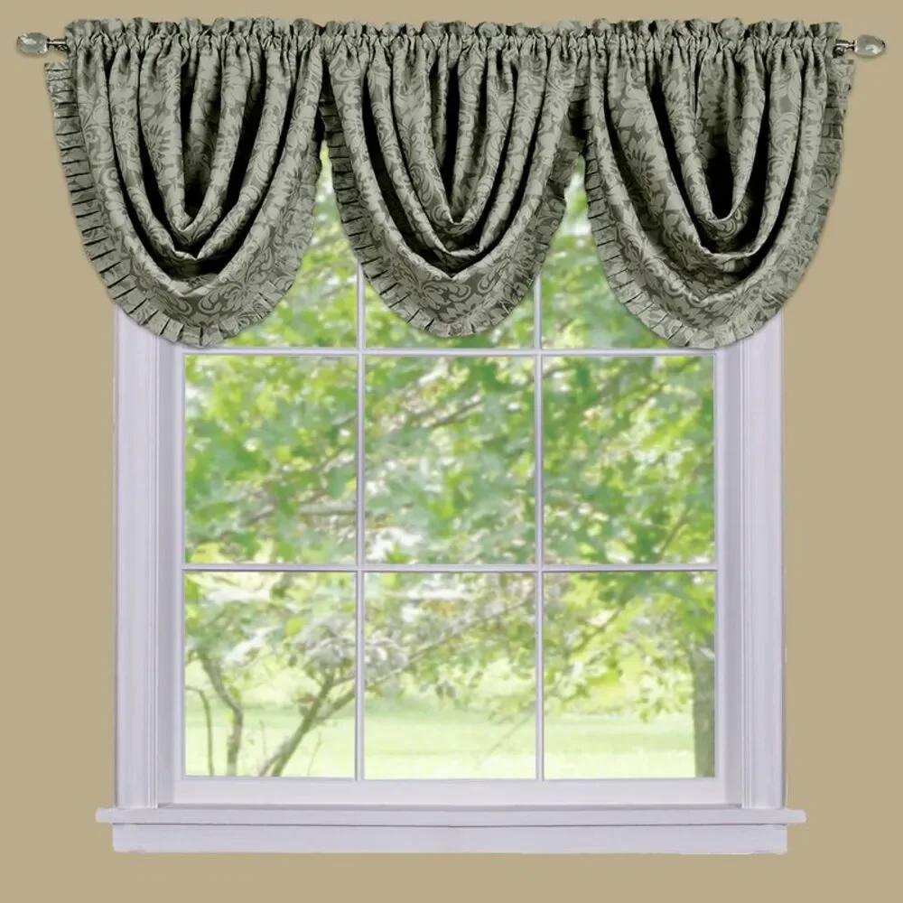 Achim Home Furnishing: Sutton Sage Floral Transitional Blackout Window Curtain